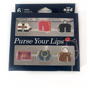 Nod Products Purse Your Lips Drink Markers